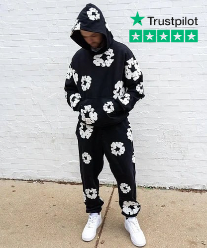 Flower tracksuit - Unisex Viraal bloemen Trainingspak